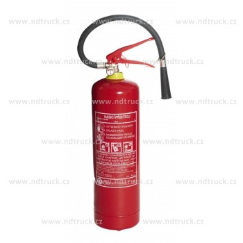 Hasicí přístroj 6kg, práškový, s REVIZÍ, CZ