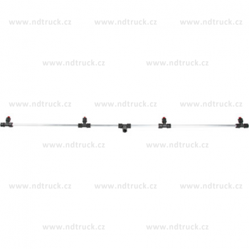 Lišta postřikovače SOLO hliník 120cm, 4 trysky, vpředu přenosná