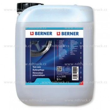 Čistič, oživovač pneu BERNER 5000ml, 365880, pěna, 5L