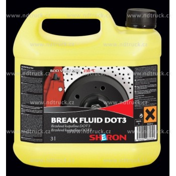 Brzdová kapalina DOT3 3l