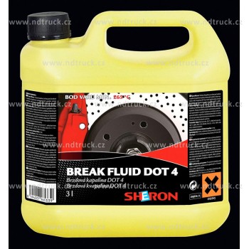 Brzdová kapalina DOT4  3l