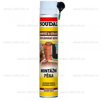 Pěna montážní, SOUDAL 300ml, 1100103, 5411183012813