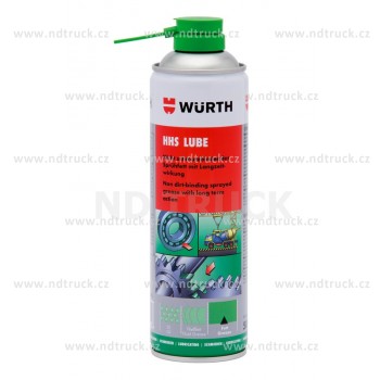 Mazivo kontaktní, 500, HHS, LUBE, WÜRTH 500ml, 08931065, wurth, pojezdy, výsuvy, nelepivý
