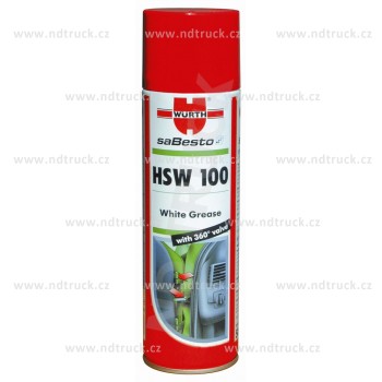Mazivo HSW100 bílé WÜRTH 300ml, 0893104, wurth, mazací tuk, bílý