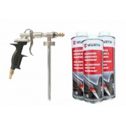 Ochranný nátěr podvozku vosk, WURTH, 1000ml, TRANSPARENTNÍ, 08920794, nástřik, würth