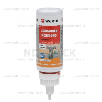 Zajištění šroubových spojů, SILNÉ, WÜRTH, 25g, pojištění šroubů, zelené, 0893270025