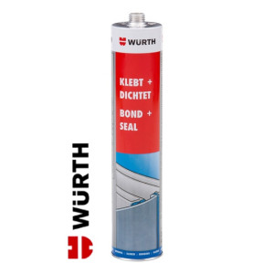 Tmel K+D 2v1 konstrukční lepidlo 300ml, WURTH, bílý, 08901001, würth
