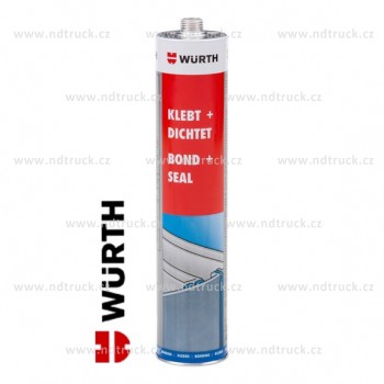 Tmel K+D 2v1 konstrukční lepidlo 300ml, WURTH, šedý, 08901002, würth