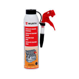 Tmel těsnící a lepící, na motor, GASKET SUPER RTV, WÜRTH, 08933311, s aplikátorem 200ml, hmota, silikon, wurth, historické vozidla