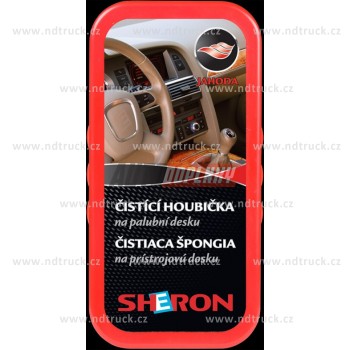 Houbička na palubní desku SHERON mango, citrón