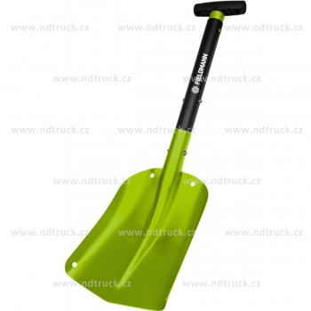 Lopata skládací FIELDMANN, hliníková, zelená, lopatka, 51462
