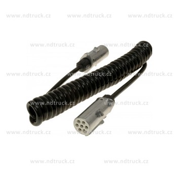 Kabel propojovací 7pól 24V 4,5m (6x1 kolík)