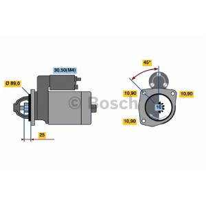 Startér RVI Midlum BOSCH, 0001231009