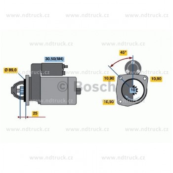 Startér RVI Midlum BOSCH, 0001231009