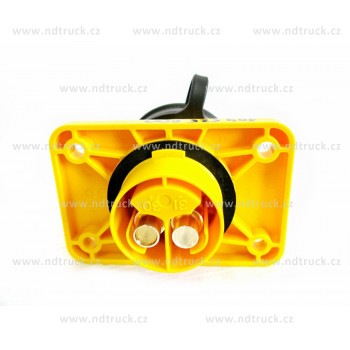 Zásuvka pomocného startu žlutá, 104525000, plast