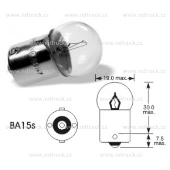 autožárovka 12V, 10W Ba15s, EL245