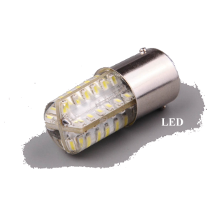 autožárovka, LED 12V, 21W BA15s silikon