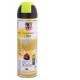 Barva značkovací sprej fluorescenční, žlutý, PINTY PLUS TECH 500ml, 360°, T146, značkovací sprej