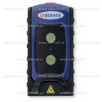 Lampa LED, BERNER kostka, 2x dioda, SILNÝ magnet, 206957, svítilna, USB konektor