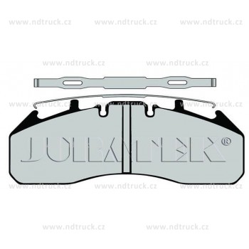 Brzdové desky VOLVO, RENAULT, JURATEK, JCP006