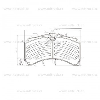 Brzdové desky MB ACTROS MP3/MP4, 2924405390, JURID