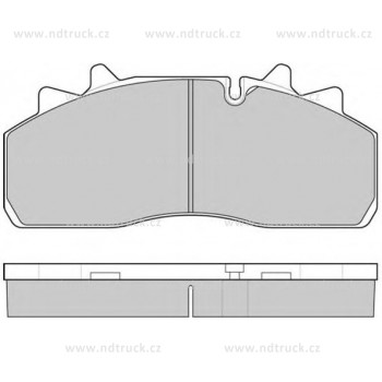 Brzdové desky SAF WVA29126, MERITOR, MDP3126