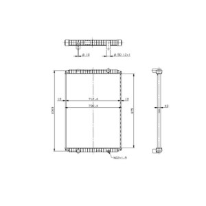 Chladič vody RENAULT MAGNUM NRF, NRF509709