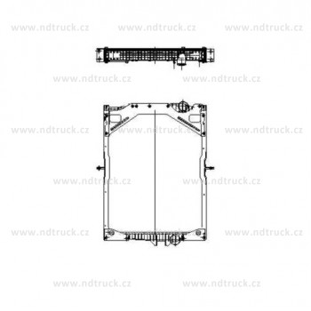 Chladič vody VOLVO FH, FM NRF, 509701