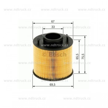 Filtr AdBlue, močoviny, BOSCH, 40230