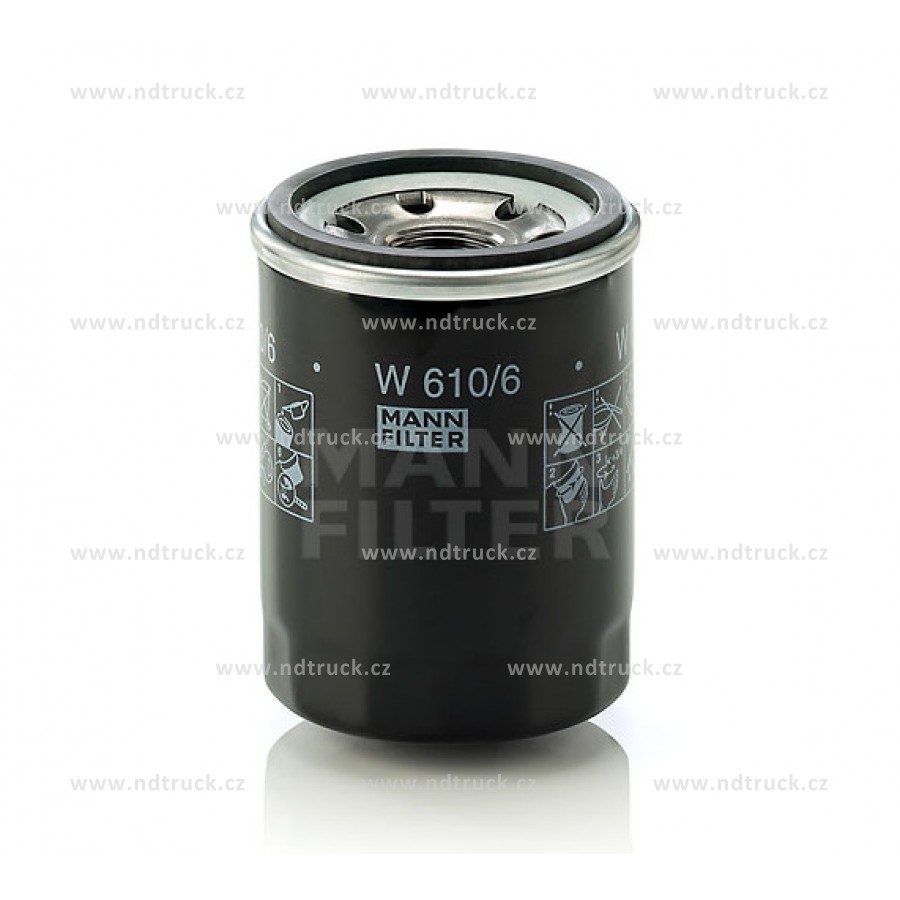 Filtr oleje W610/6 HONDA CIVIC Filtry motorové/olejové
