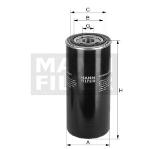 Filtr oleje WH724