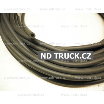 Hadice ostřikovače 3.5x6.5mm černá gumová, metráž