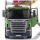 Auto, BRUDER, SCANIA R, přepravník dřeva, autíčko, plastové, hračka, 03524, 00981238 
