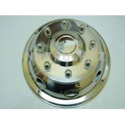 Kryt matic kola 19,5 vypouklý přední s kryty matic 8, NEREZ, 500A2A-594F