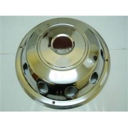 Kryt matic kola 19,5 vypouklý přední, 8 děr, NEREZ, 500A2A-591F