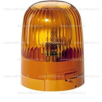 Maják, HELLA, 2RL007550-01, rotační, KL-JUNIOR, 24V, na 3 šrouby, oranž