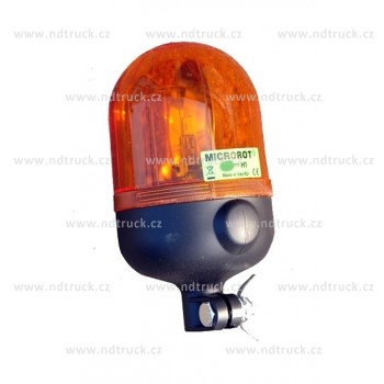 Maják, MICROROT, rotační 24V na tyč, oranž