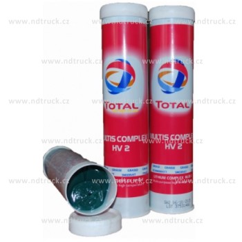 Mazivo TOTAL, MULTIS COMPLEX, HV2, 400g, kartuš, vysokoteplotní, vazelina