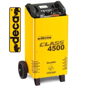 Nabíječka autobaterií DECA, CLASS BOOSTER 4500, 50A, 12/24V, startovací zdroj, vozík