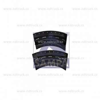 Brzdová čelist VOLVO FH12, 410X200, 030.644, holá