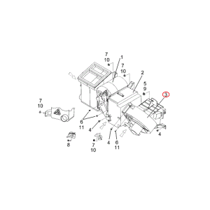 Ventilátor topení AD100/24V