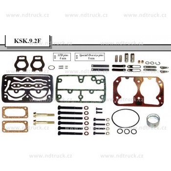 Ventilová deska kompresoru SCANIA , VOLVO FH12,  TRUCK TECHNIC, KSK.9.2F