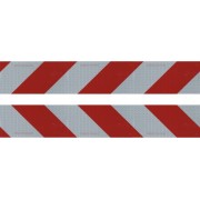 Tabule samolepka REFLEXNÍ ! červenobílá /kontejnér/ 141x705mm /samolepka/ 2ks