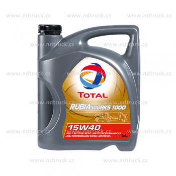 Olej motorový TOTAL 15W-40 RUBIA WORKS 5l