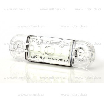 Svítilna obrysová 5xLED, W97.2/712, bílá, přední, 12-24V