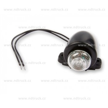 Svítilna obrysová LED, W25/24V/TYL, červená, 12/24V