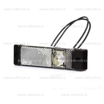 Svítilna obrysová LED, W45 bílá, přední