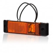 Svítilna obrysová LED, W45 oranžová, boční