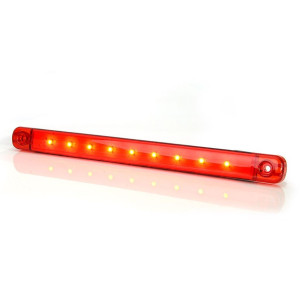 Svítilna obrysová 9xLED, W97.4T, červená, zadní, 12-24V