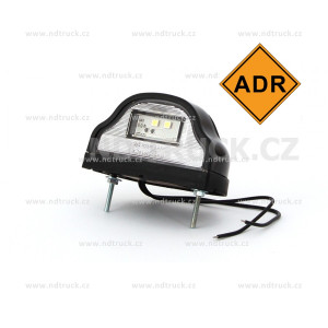Osvětlení SPZ, LED, ADR, W72/408, černé, boule